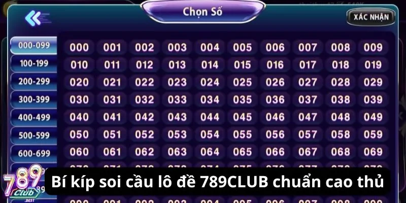 Bí kíp soi cầu lô đề 789CLUB chuẩn cao thủ