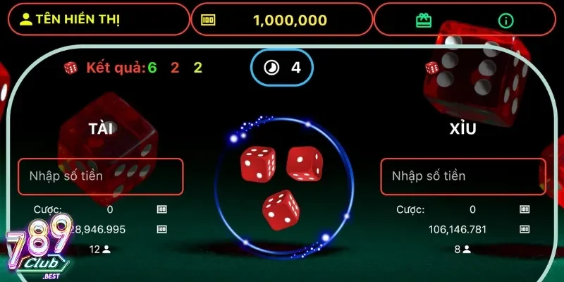 Cách Chơi Tài Xỉu Online 789Club Giúp Bạn Thắng Lớn Mỗi Ngày 3 Tài xỉu là một game cá cược được ưa chuộng tại nhiều sòng bạc