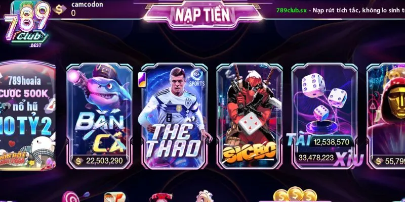 789Club 8 Những Trò Chơi Giải Trí Tạo Nên Thương Hiệu 789Club